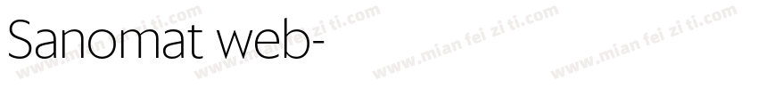 Sanomat web字体转换